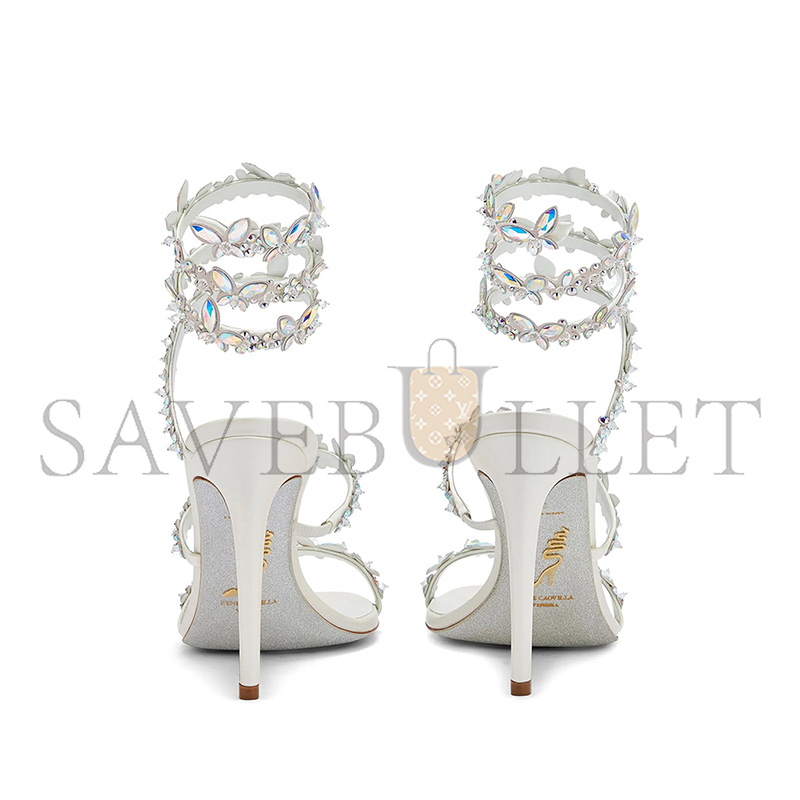 RENÉ CAOVILLA 105MM CLEO SANDALS 